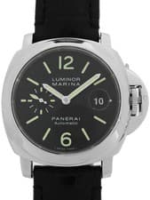 PANERAI Luminor Marina Automatic Watch PAM00104 44mm Black Dial