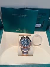 ROLEX 18K ROSE GOLD GMT MASTER II Black Dial 126715 Circa 2025 Oyster Perpetual