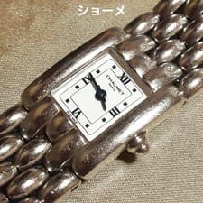 Chaumet Kesis Quartz Ladies Watch Working White Dial Antique from Japan Rare