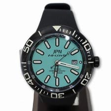 Unused JPN Watches JPNW002TQBK SHINKAI Diver's Watch TURQUOISE/BLACK