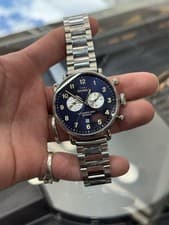 Shinola Men's Runwell Chronograph Watch ARGONITE-5021 41mm Midnight Navy