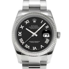 ROLEX Datejust 116234 Black sunbeam WATCH 726202