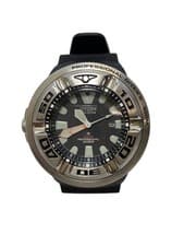 CITIZEN Quartz Analog Black Rubber Sport Watch Excellent JAPAN