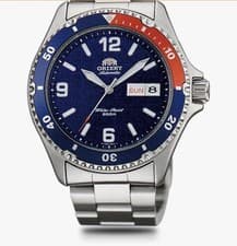 Orient Mako Diver Watch Navy Dial 200m Auto Winding Used