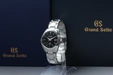 Box Papers [Near MINT] GRAND SEIKO 9F62-0AG0 SBGX083 Black Men's Quartz Watch