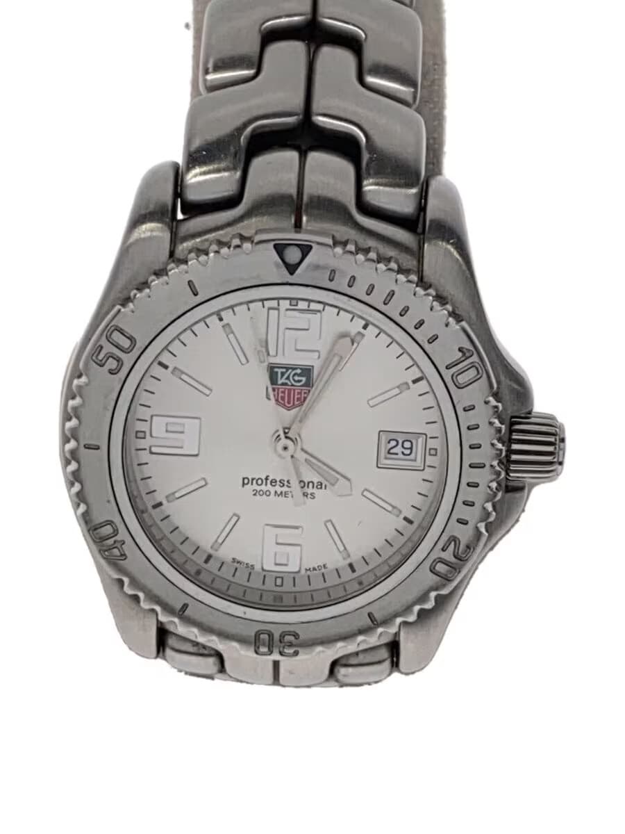 TAGHeuer Link Quartz Watch Analog Stainless SLV SLV SS WT1312