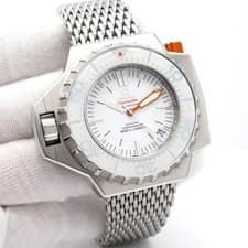 Omega Seamaster Ploprof Automatic 1200m Steel with White Dial