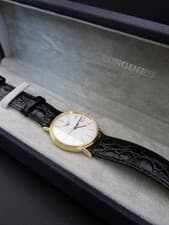 Mens Longines Presence Dress Watch L4.720.2  Working, With Box Gold Tone 33mm