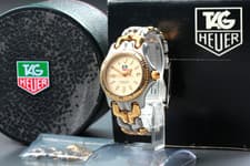 TAG HEUER Professional S95.713-1 200m White Dial Gold Quartz Men's Watch BOX