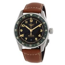 Longines Spirit Zulu Time Automatic Black Dial Men's Watch L3.802.4.63.2