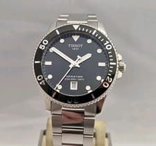Tissot Seastar 1000. Gents watch, Swiss Quartz, Ceramic bezel.  T120410 RRP £425