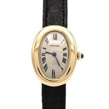 Authentic Cartier Baignoire YG W1500551 YG Quartz #270-004-257-4481