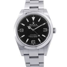 ROLEX ExplorerI 39mm Stainless Steel Black Dial 214270