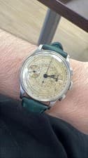 Vintage Omega CK987 Pulsación Chronograph Cal. 33.3 Staybrite Steel
