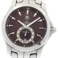 TAG HEUER WJF211C Link Caliber 6 Date Men's Watch From Japan G0425