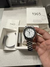 OMEGA X SWATCH 1965 SpeedMaster Moonswatch Steel Mod