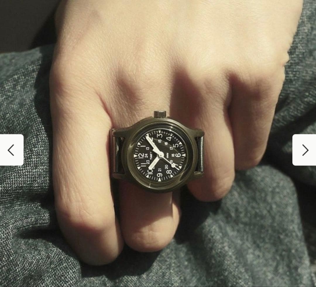 TIMEX RING WATCH Camper Beams Collaboration One Size