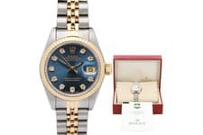 Rolex Datejust 69173 26mm Steel & 18K Gold Watch 1987 Box & Papers