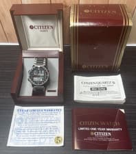 Citizen Windsurfer 42-8035 D060 - FULL SET Box & Papers Vintage 1980s Icon