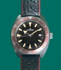 Vintage 1970's BUCHERER  Automatic Divers Large 41mm Swiss Made Watch