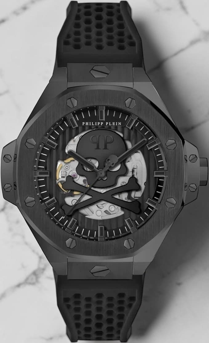 Philipp Plein Skeleton Royal PWPFA0924 Automatic Mens Watch 44mm Steel New Box