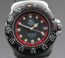 [NEAR MINT] TAG Heuer Formula 1 WA1214 Black Red Dial 35mm Men's Quatrz Watch