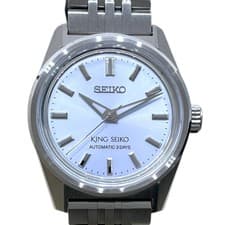 SEIKO King Seiko SDKS027(6R51-00B0) Blue Stainless Steel Automatic Mens #OK1432