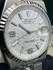 NEW 2026 Rolex Land-Dweller 127334 Steel Honeycomb White Dial 40mm Watch