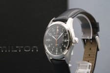 Limited [MINT /w BOX] HAMILTON 77th Anniversary Khaki Field H704450/H70455735 AT