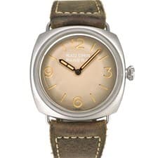 Panerai Radiomir PAM01350 45mm Aged Steel Brown Dial Hand-Wind Box Papers #KN239