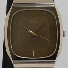 Seiko Dolce 5931 5450 Men's Watch Gray Dial Tested Good Condition