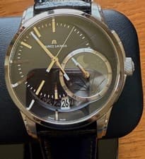 Maurice Lacroix Pontos GMT Décentrique LE Steel Sun/Moon Display - Cool!