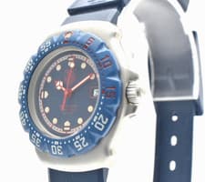 [Near MINT] TAG HEUER Formula 1 Professionl 370.508 Blue 28mm Women Quartz Watch