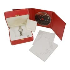 CARTIER Ballon Bleu SM Sunray 28mm Silver Stainless Steel W69010Z4 Watch Like Mi