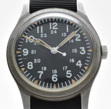 ▶️ [EXC+5] HAMILTON GG-W-113 Black Dial 34mm Men's Manual Winding Watch JPN #270