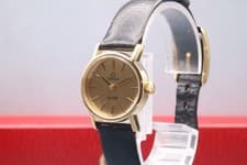 Vintage 1977 [N MINT / Box] OMEGA De Ville 511.0508 Cal.625 Gold MT Womens Watch