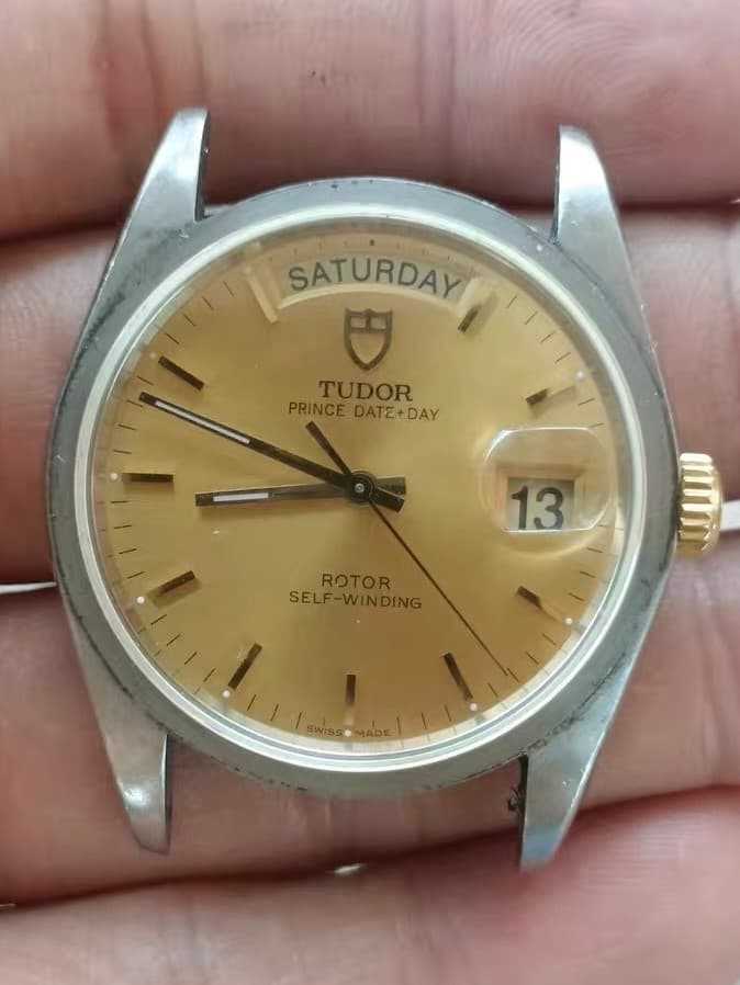 Tudor 76213 Stainless Steel 2834-2 Automatic Movement Watch Working