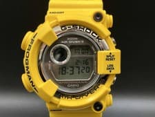 CASIO G-SHOCK FROGMAN DW-8250Y-9T Yellow Digital Watch Used From Japan