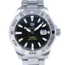 TAG Heuer Aquaracer WAY2010.BA0927 Caliber 5 Black Dial 300m Water Resistant