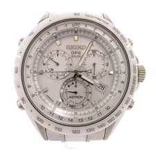 SEIKO Astron 8X Series GPS Solar Chronograph White SBXB027 Working
