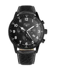 ADRIATICA Men Quartz Casual Watch Classic Dress Black Dial Waterproof Swiss Chro