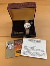 Girard Perregaux Gyromatic Vintage 10k Yellow GF Watch Complete W/ Box & Papers