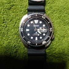 Seiko Automatic Diver's Watch 200m Waterproof Rubber Band Used From Japan