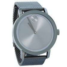 Movado Bold Evolution Men's Grey ION Plated Stainless Quartz Watch 3600902