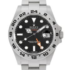 ROLEX Explorer II 216570 black Random Number second hand mens