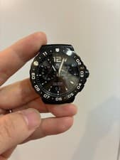 TAG Heuer Formula 1 Grand Date Quartz Watch WAU111D Chronograph Black Dial