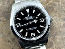 Rolex Explorer 124270 36mm automatic black dial MK2 Oyster Bracelet Box Papers