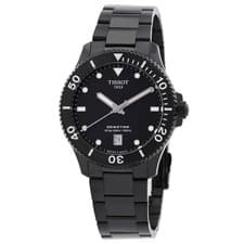 Tissot Seastar 1000 Quartz Black Dial Men's Watch T1204103305100