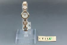 NOS Vintage Top MINT CITIZEN VEGA 3C20-405536 White Ladies Bracelet Watch JAPAN