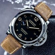 Panerai Luminor Marina PAM01359 PAM 1359 44mm Steel Black Dial Box  & Papers